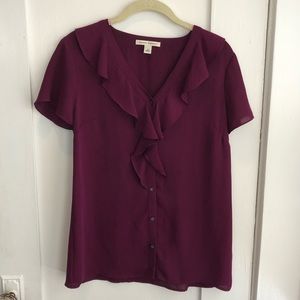 Banana Republic Ruffle Blouse